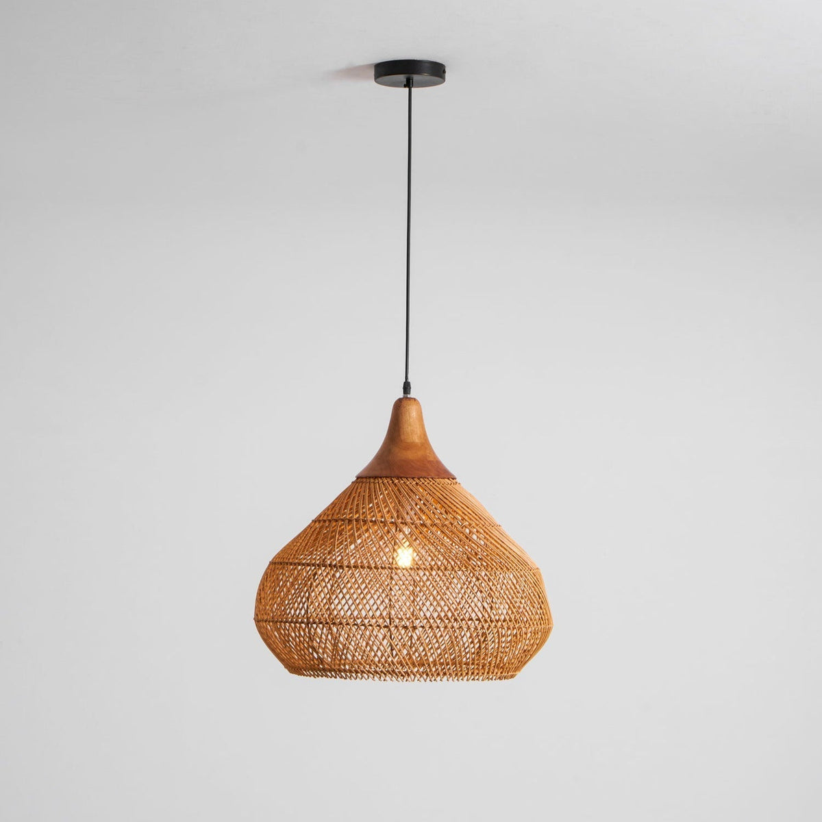 Solavn Rattan Wood Pendant Lamp
