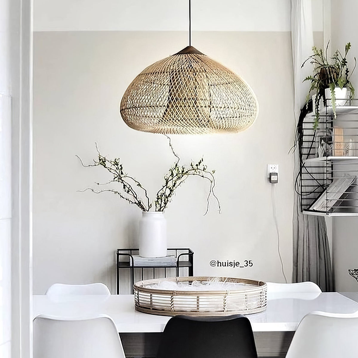 Clairstone Rattan Pendant Light