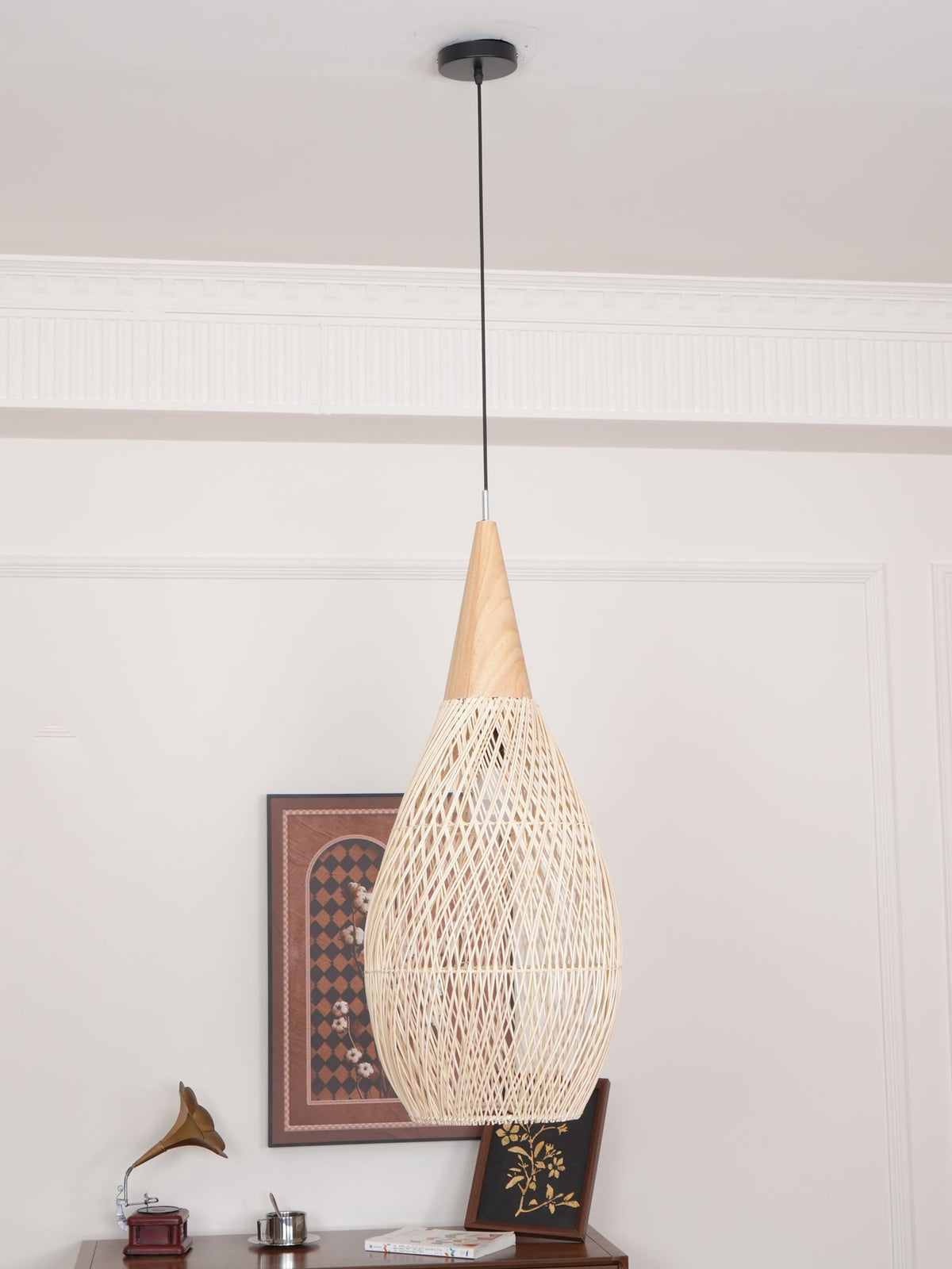 Solavn Rattan Wood Pendant Lamp