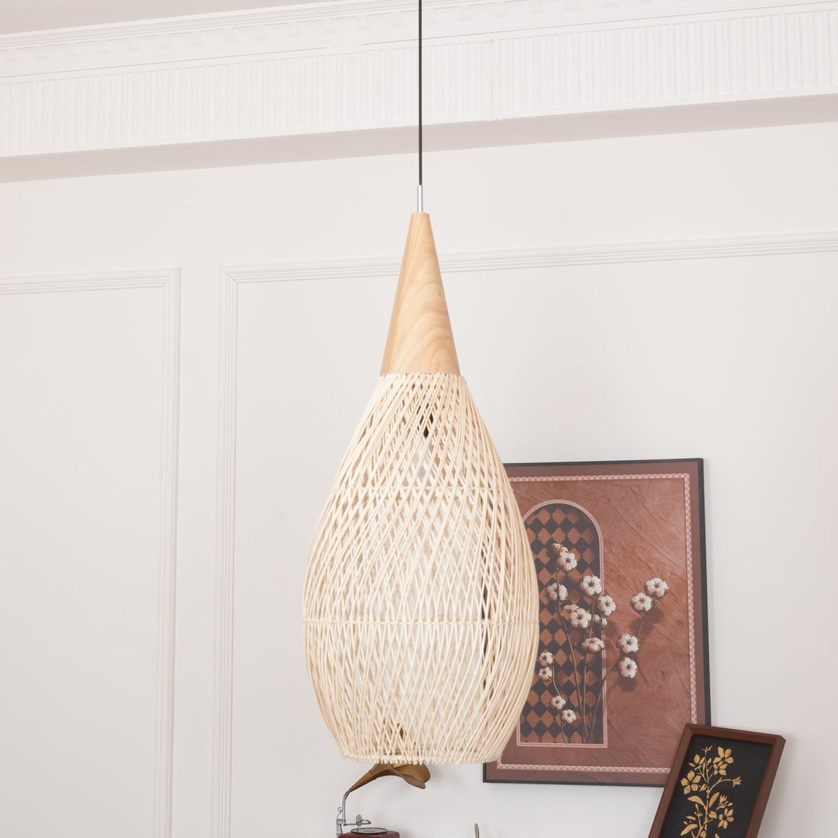 Solavn Rattan Wood Pendant Lamp