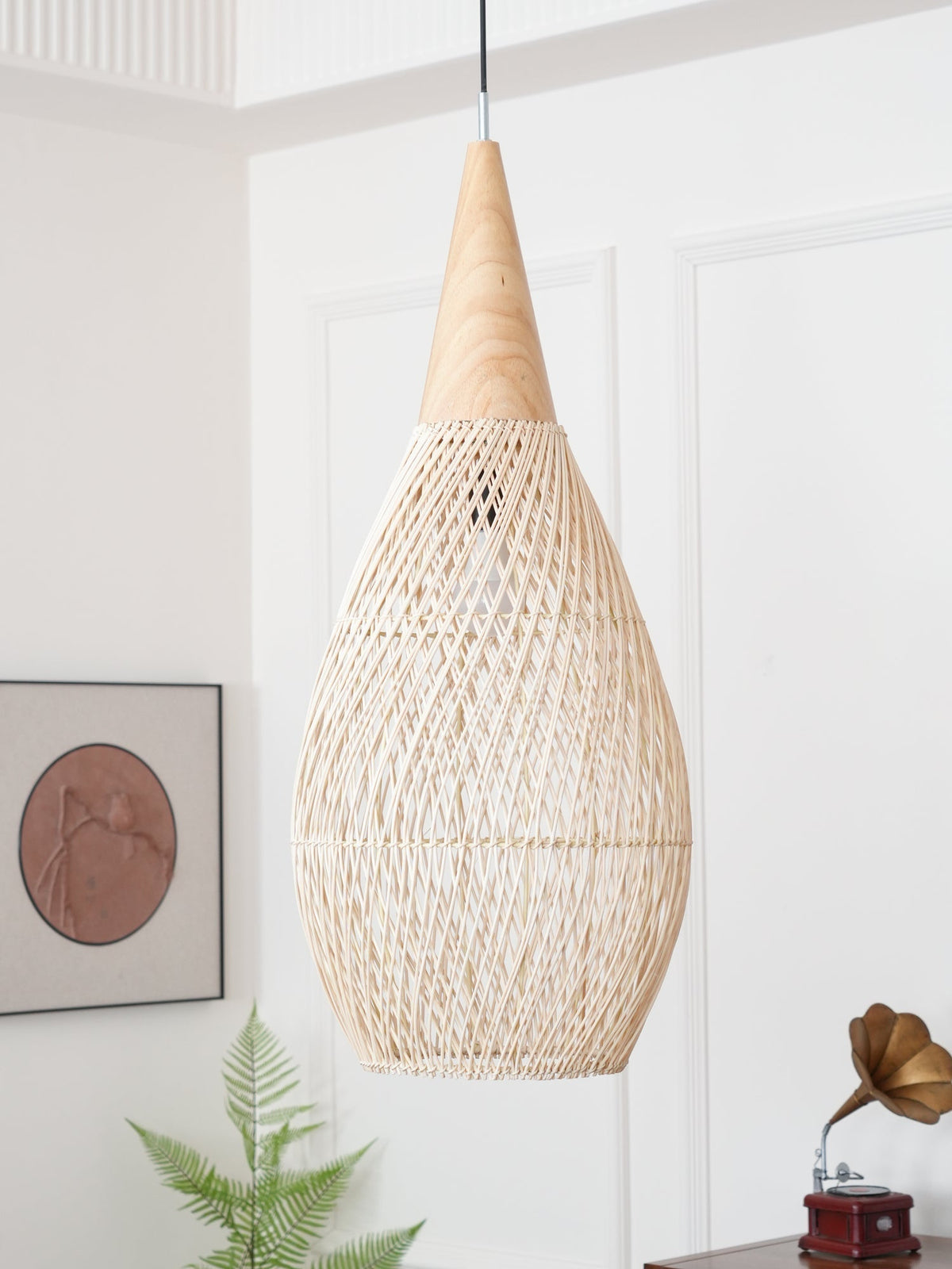 Solavn Rattan Wood Pendant Lamp