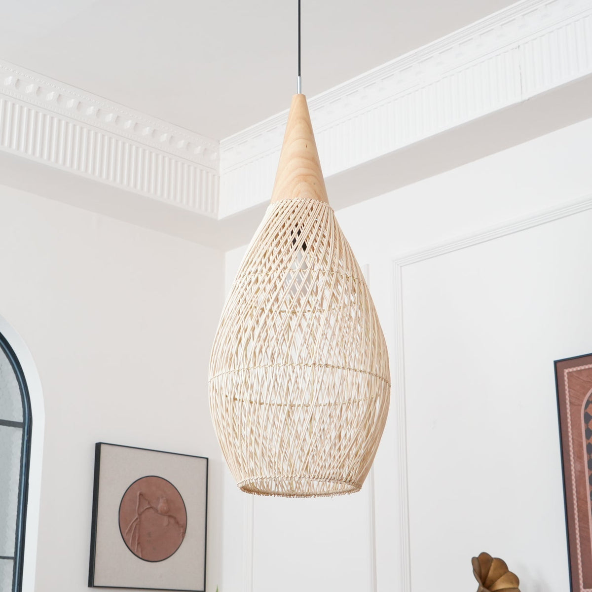 Solavn Rattan Wood Pendant Lamp