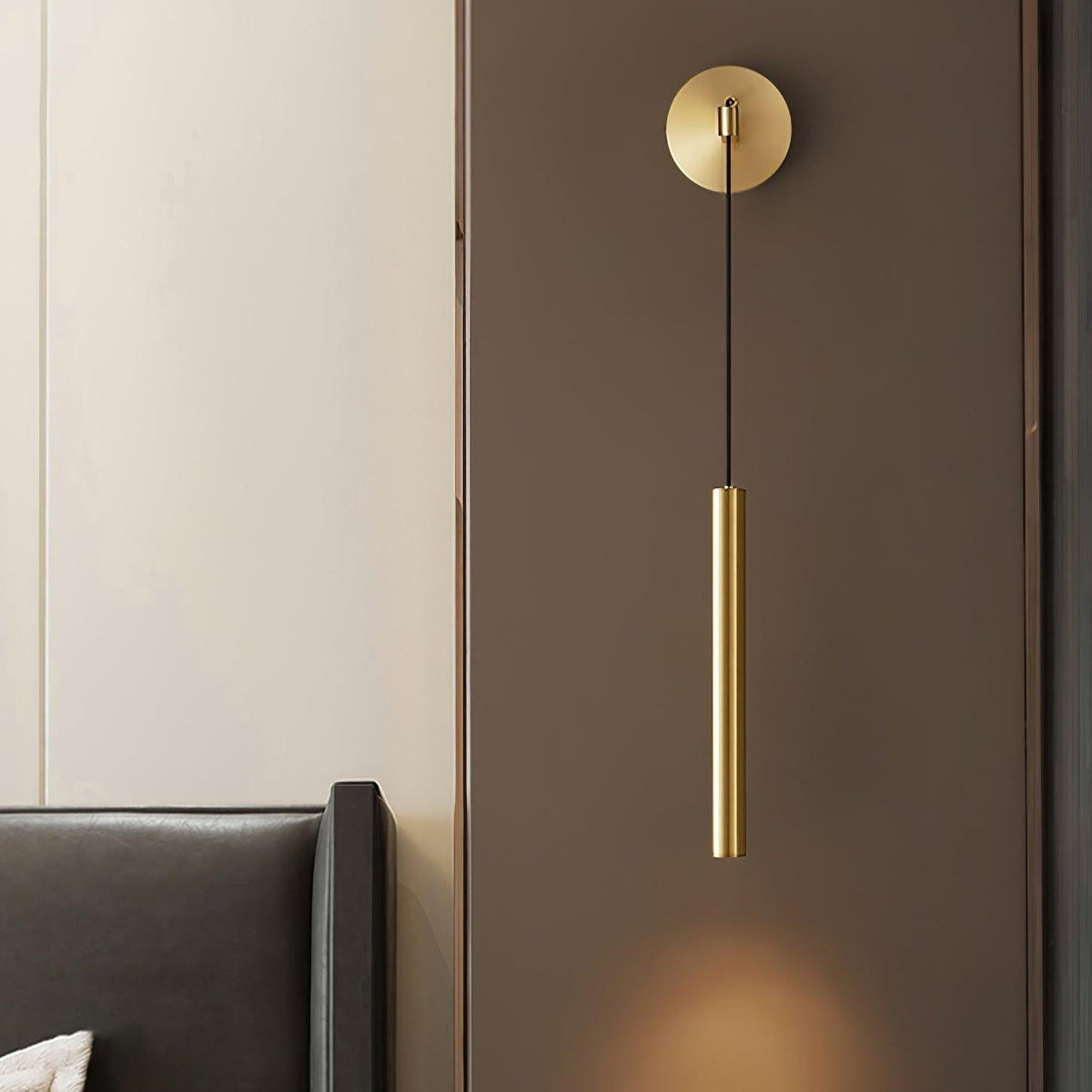 Hipadot Indoor Wall Lamp Brass Liner