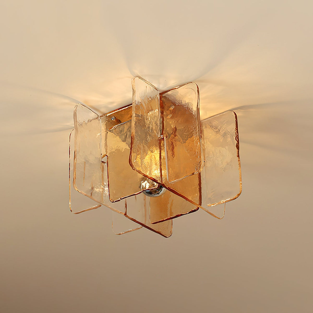 Brera Intersecting Glass Flush Mount