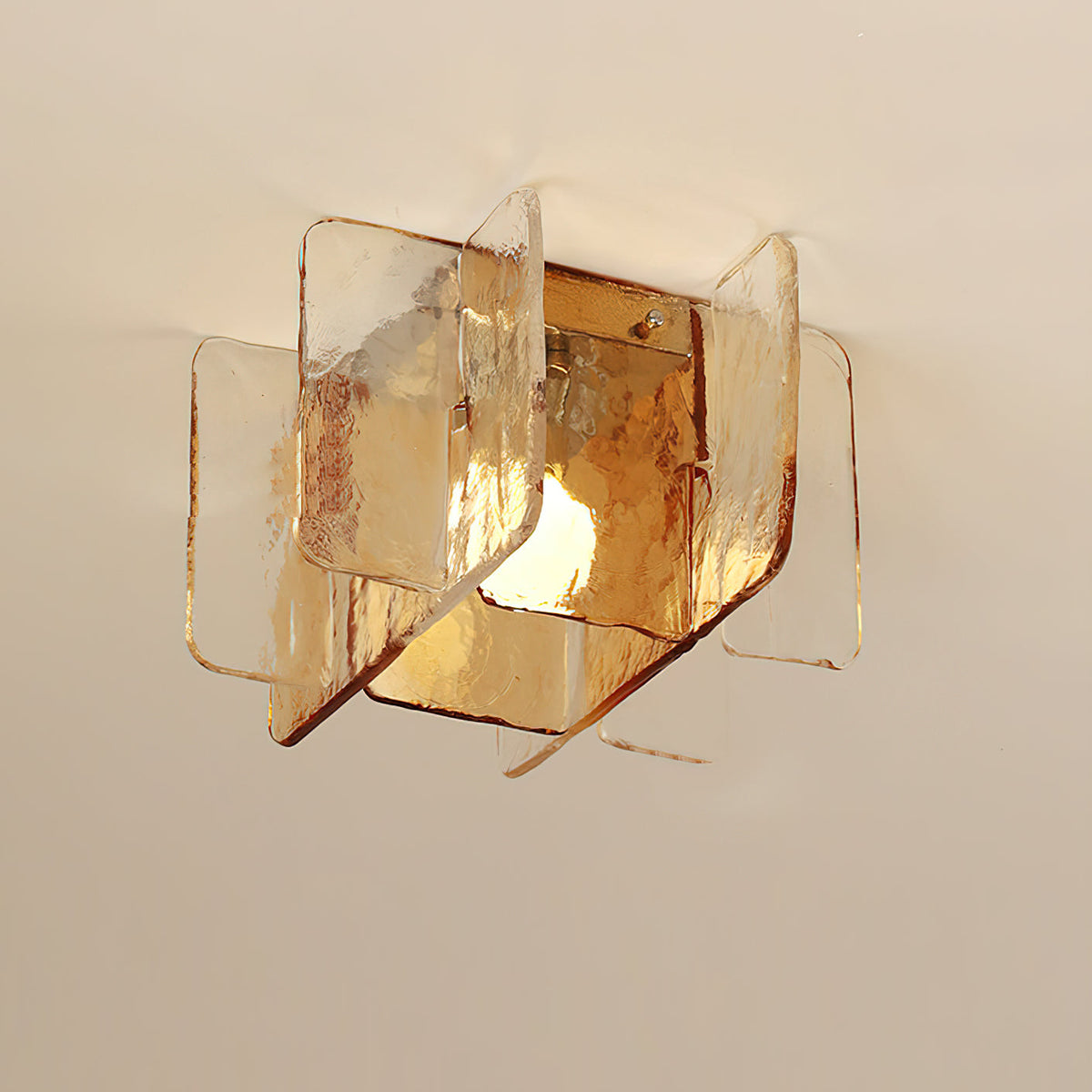 Brera Intersecting Glass Flush Mount