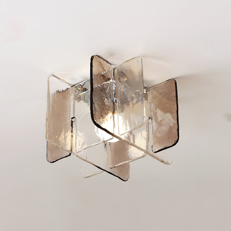 Brera Intersecting Glass Flush Mount