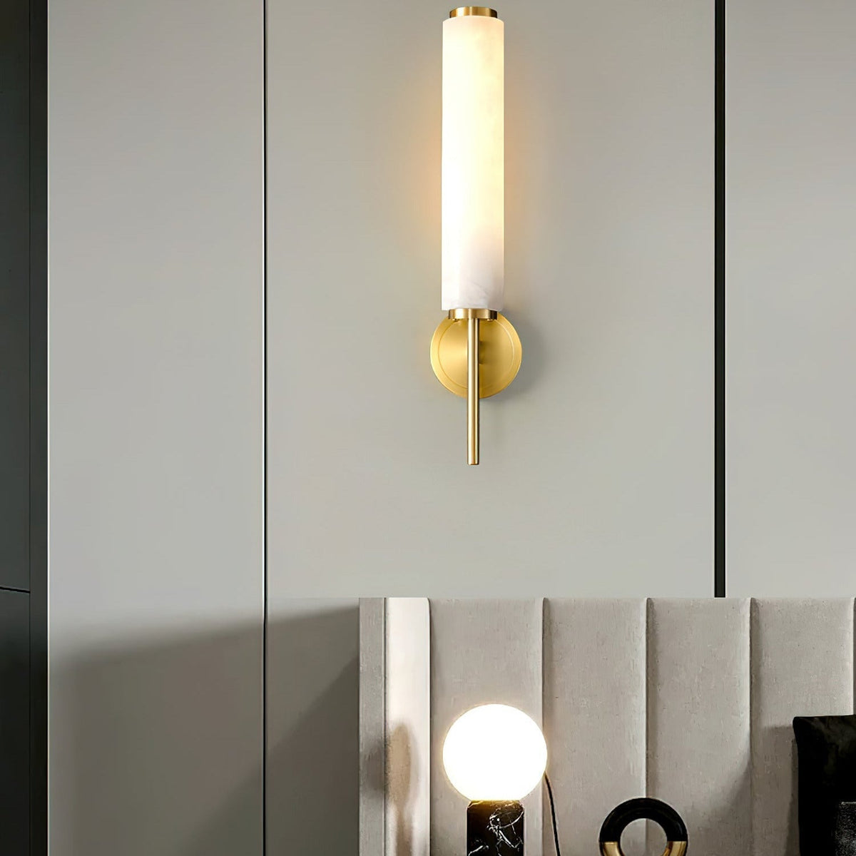 Sobigad Art Deco Alabaster Wall Lamp