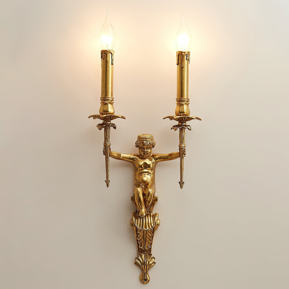 Helion Brass Wall Lamp
