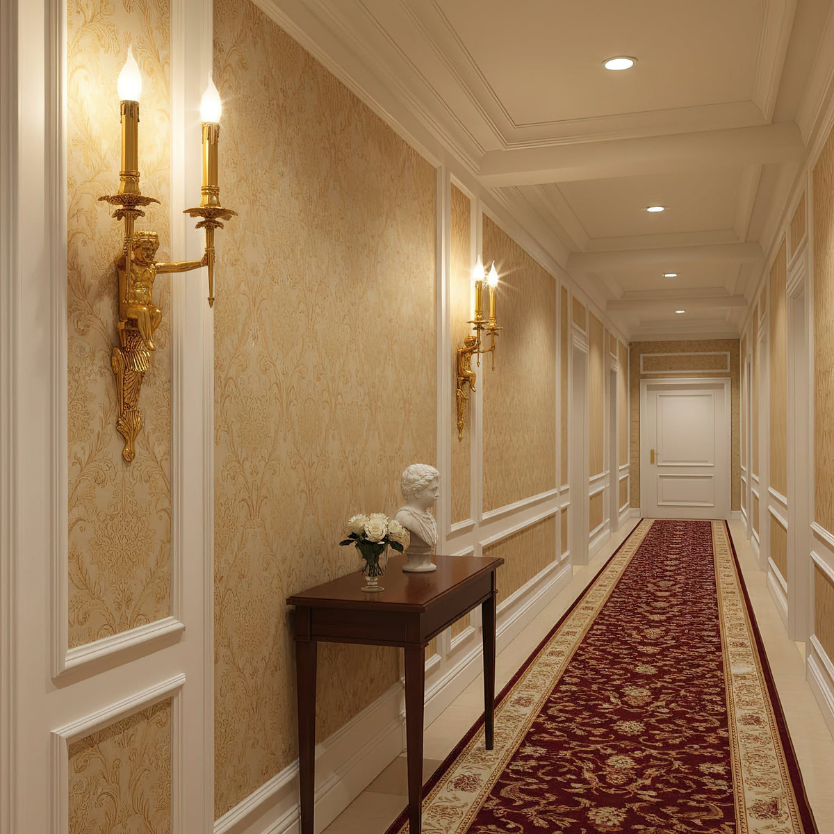 Helion Brass Wall Lamp
