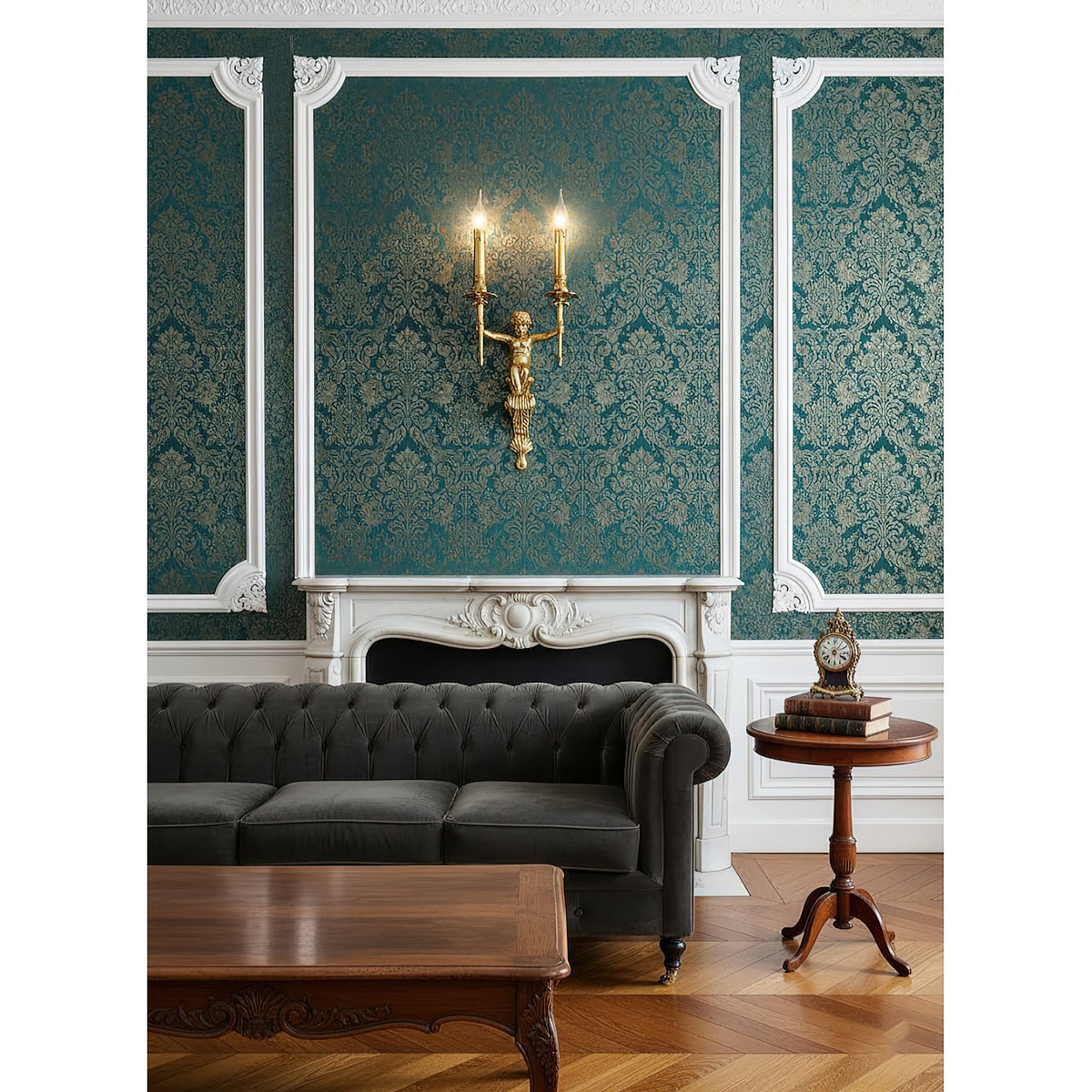 Helion Brass Wall Lamp