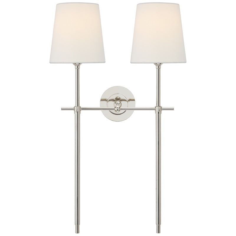 Dotores Wall Lamp Brass Fabric