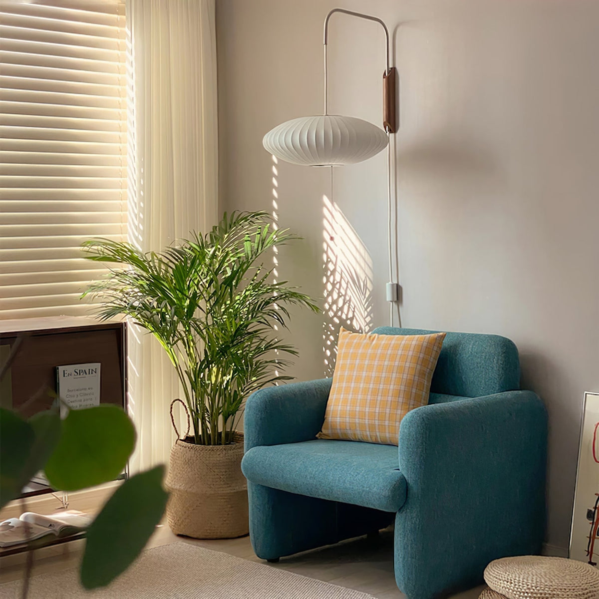 Aldinira Wall Sconce Walnut Ball