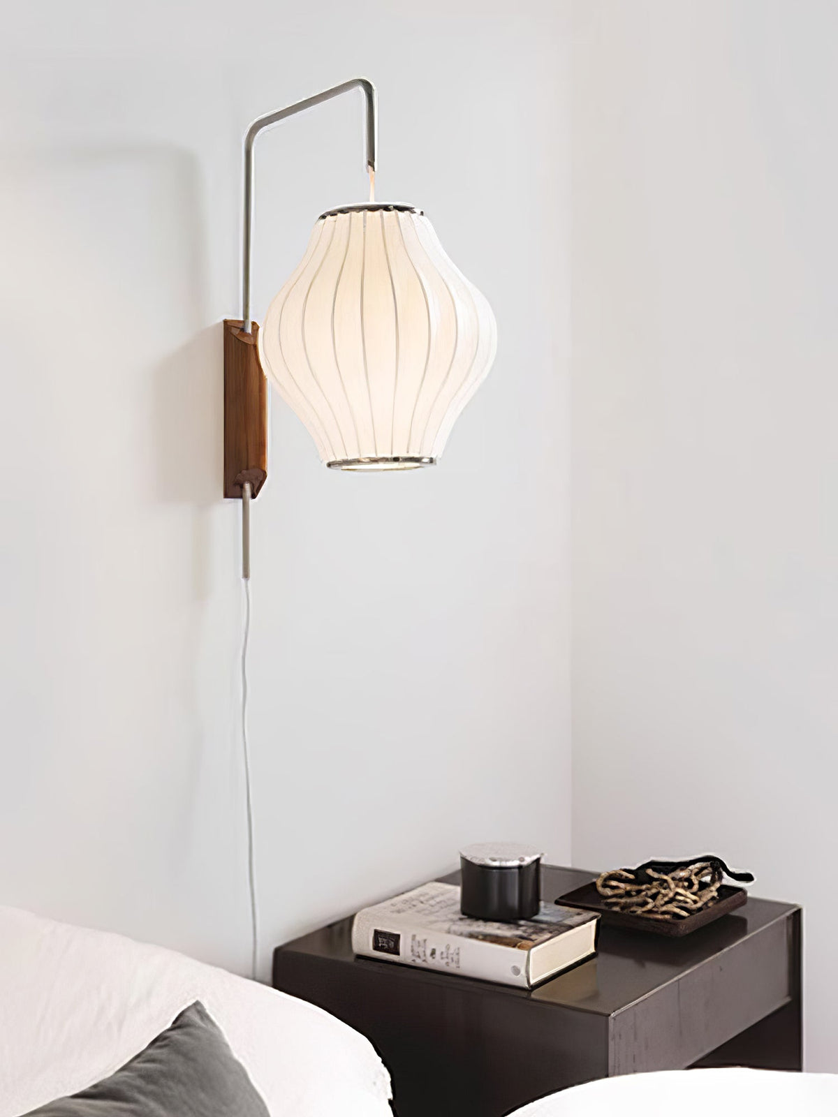 Aldinira Wall Sconce Walnut Ball