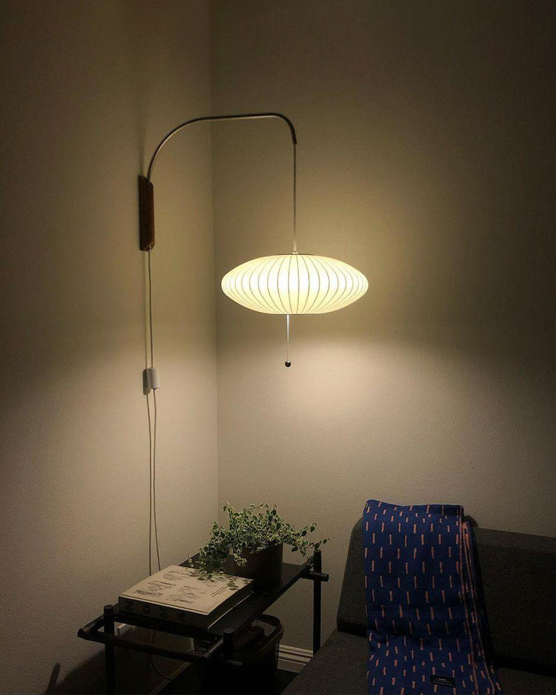 Aldinira Wall Sconce Walnut Ball