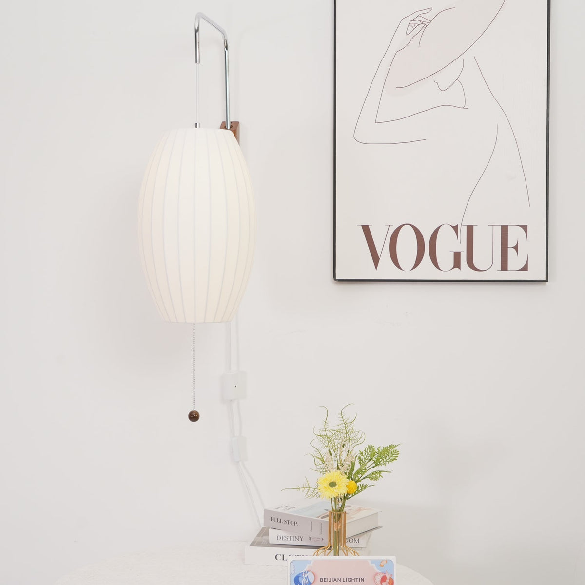 Aldinira Wall Sconce Walnut Ball