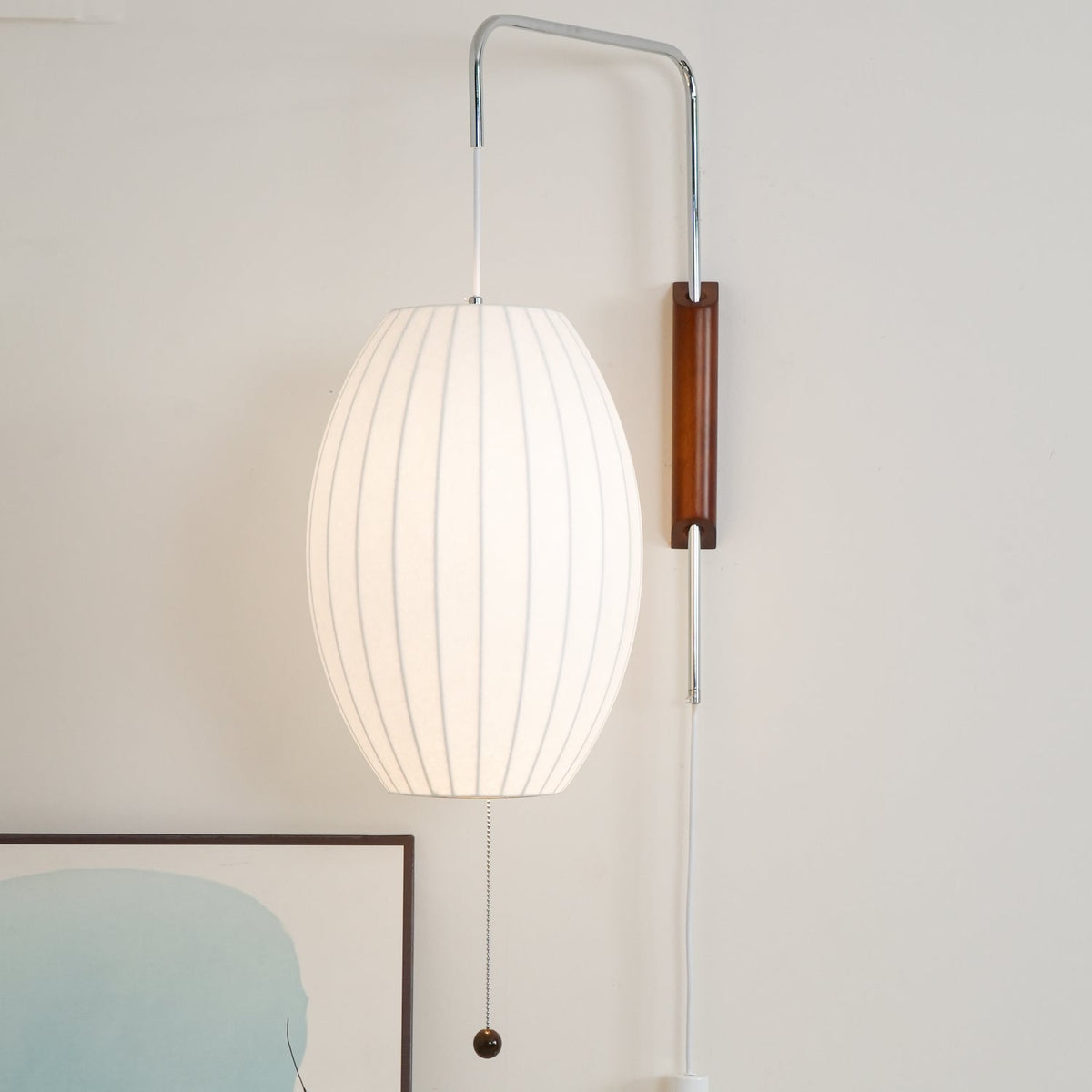 Aldinira Wall Sconce Walnut Ball