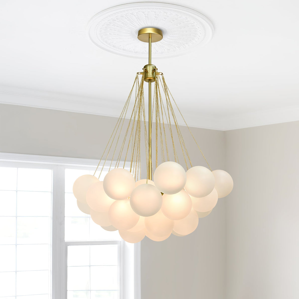 Pugusel Glass Globe Pendant Light Bubble