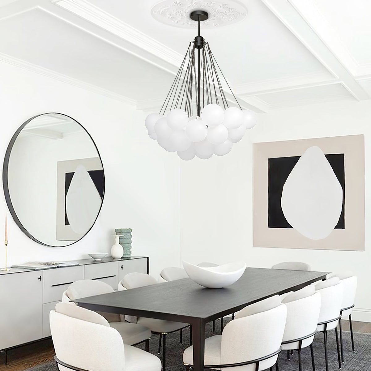 Pugusel Glass Globe Pendant Light Bubble
