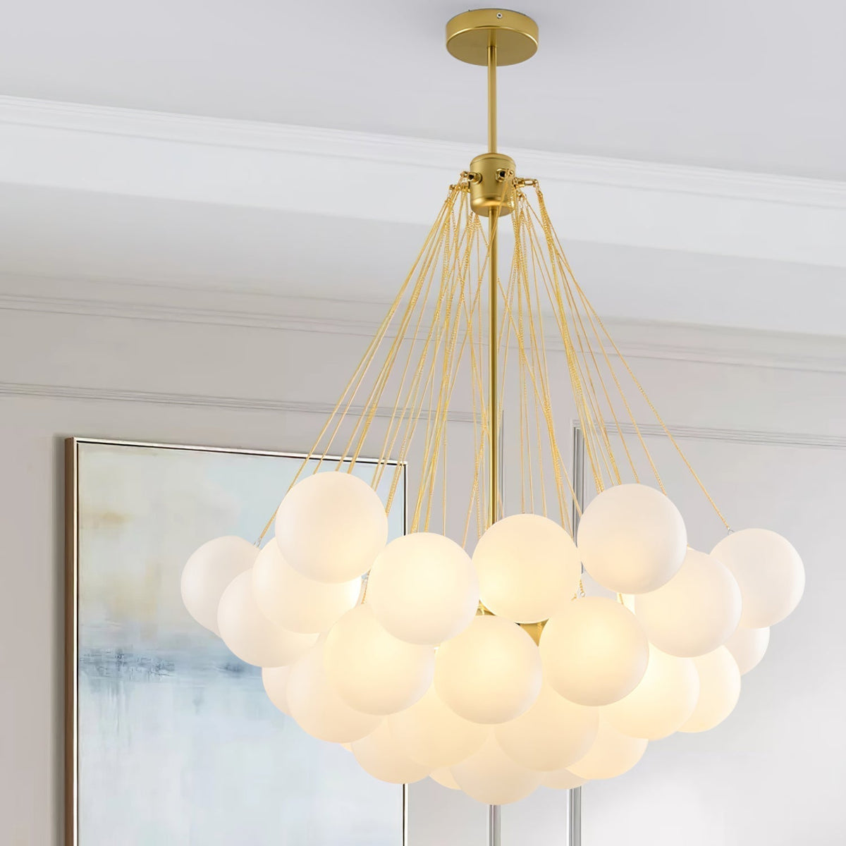 Pugusel Glass Globe Pendant Light Bubble