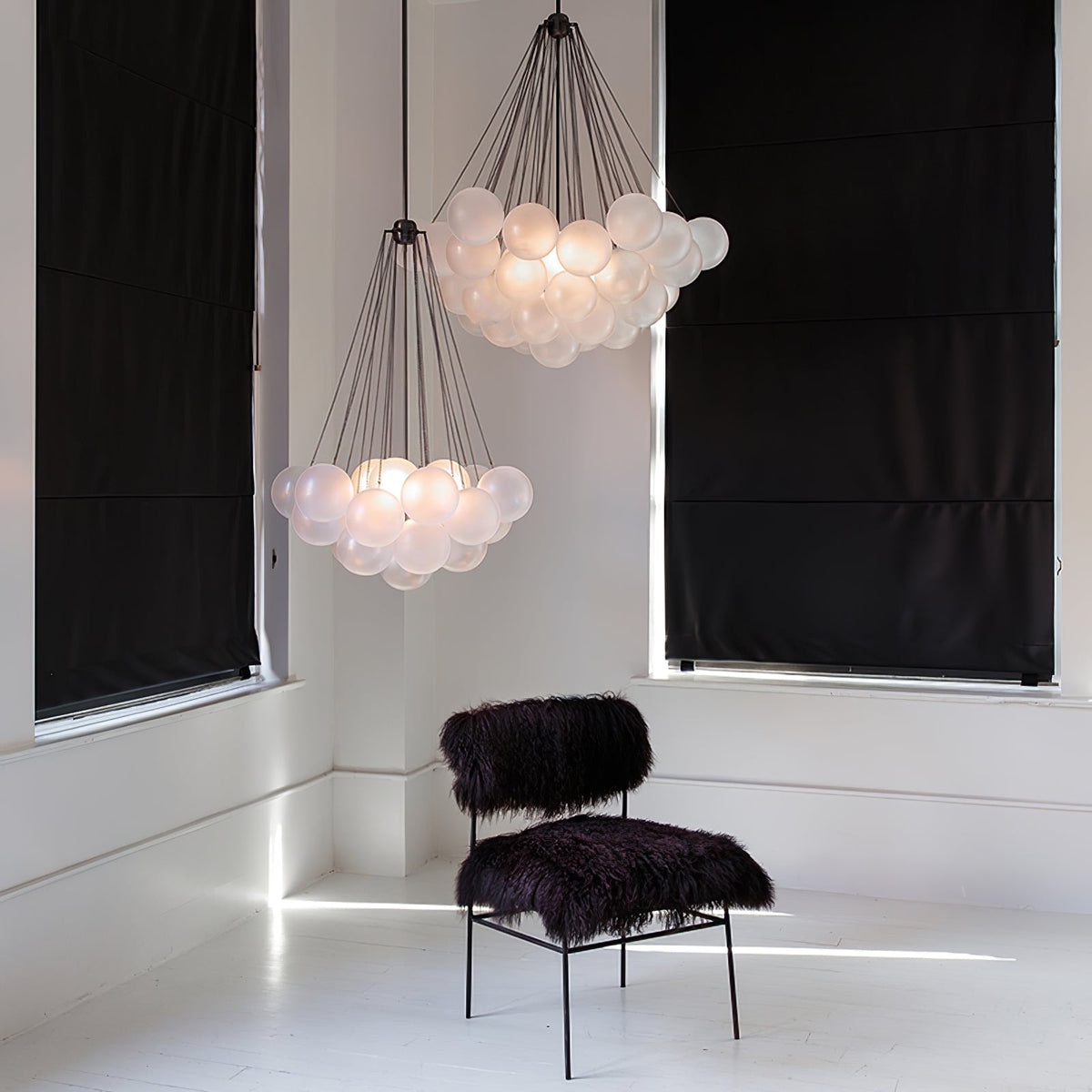 Pugusel Glass Globe Pendant Light Bubble
