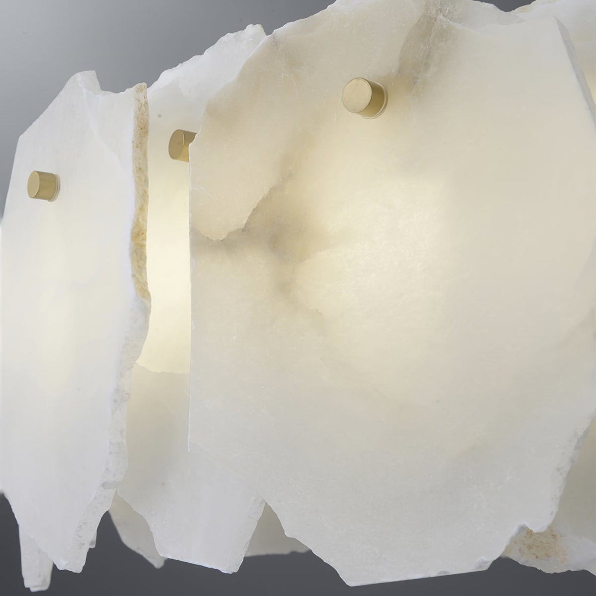 Telen Chandelier Alabaster Layered Halo