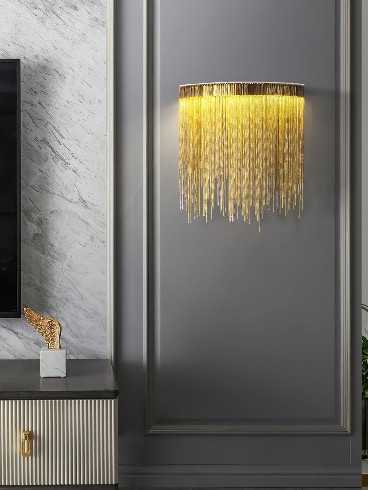 Gove Steel Elegant Wall Lamp