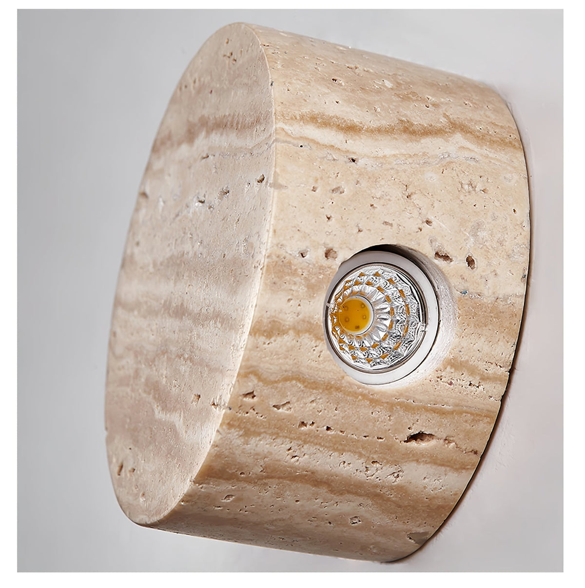 Jenthor Travertine Wall Sconce