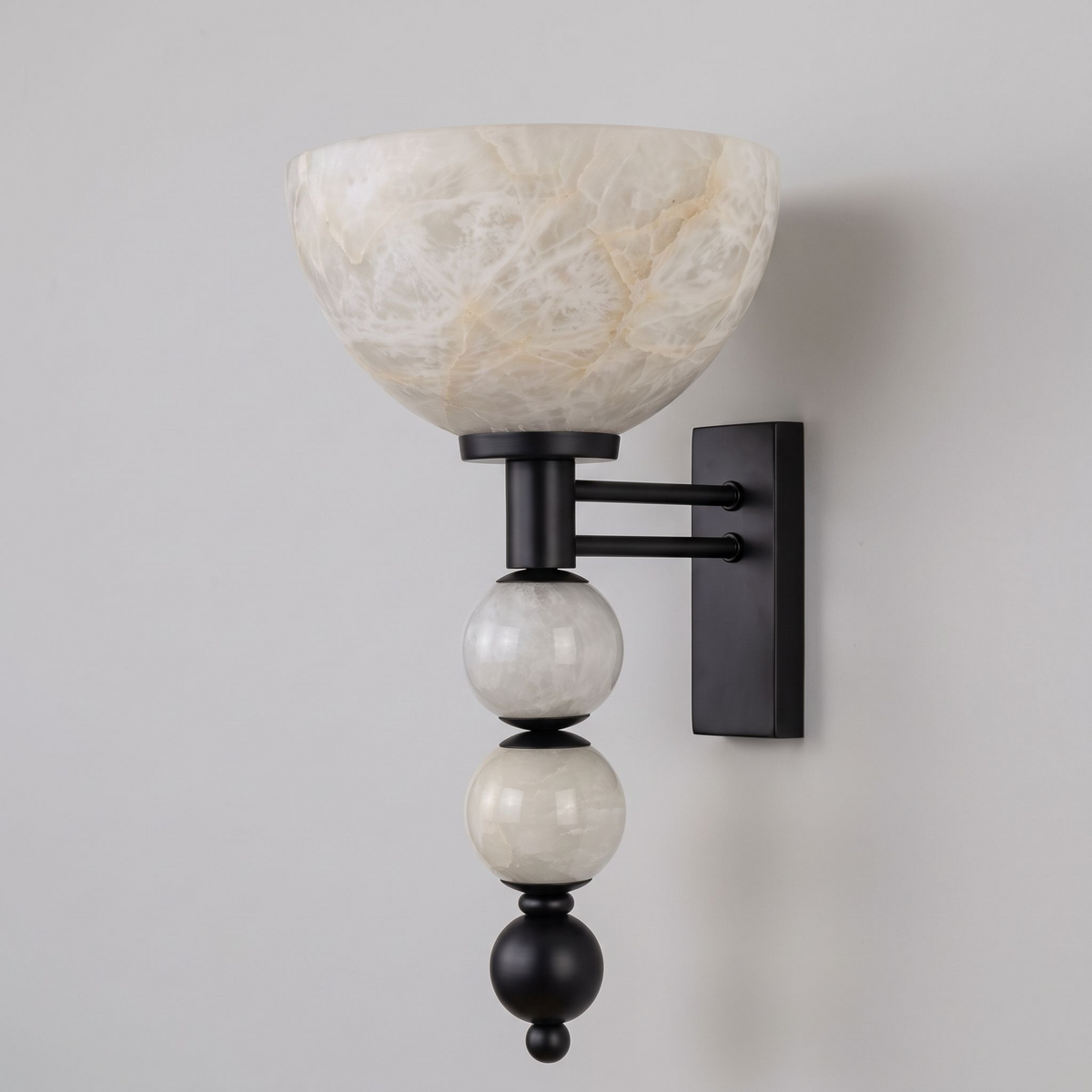 Loxhurst Alabaster Wall Sconce