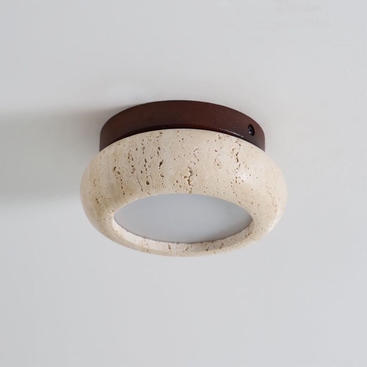 Jinomak Ceiling Light Mini Donut Travertine