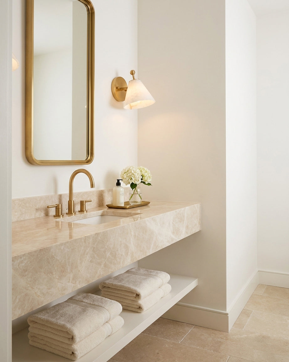 Eiraelle Alabaster Wall Sconce