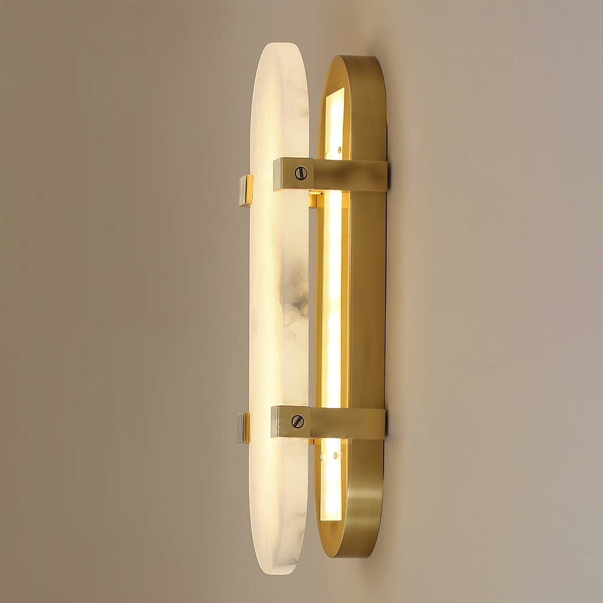 Nivanise Modern Alabaster Wall Light