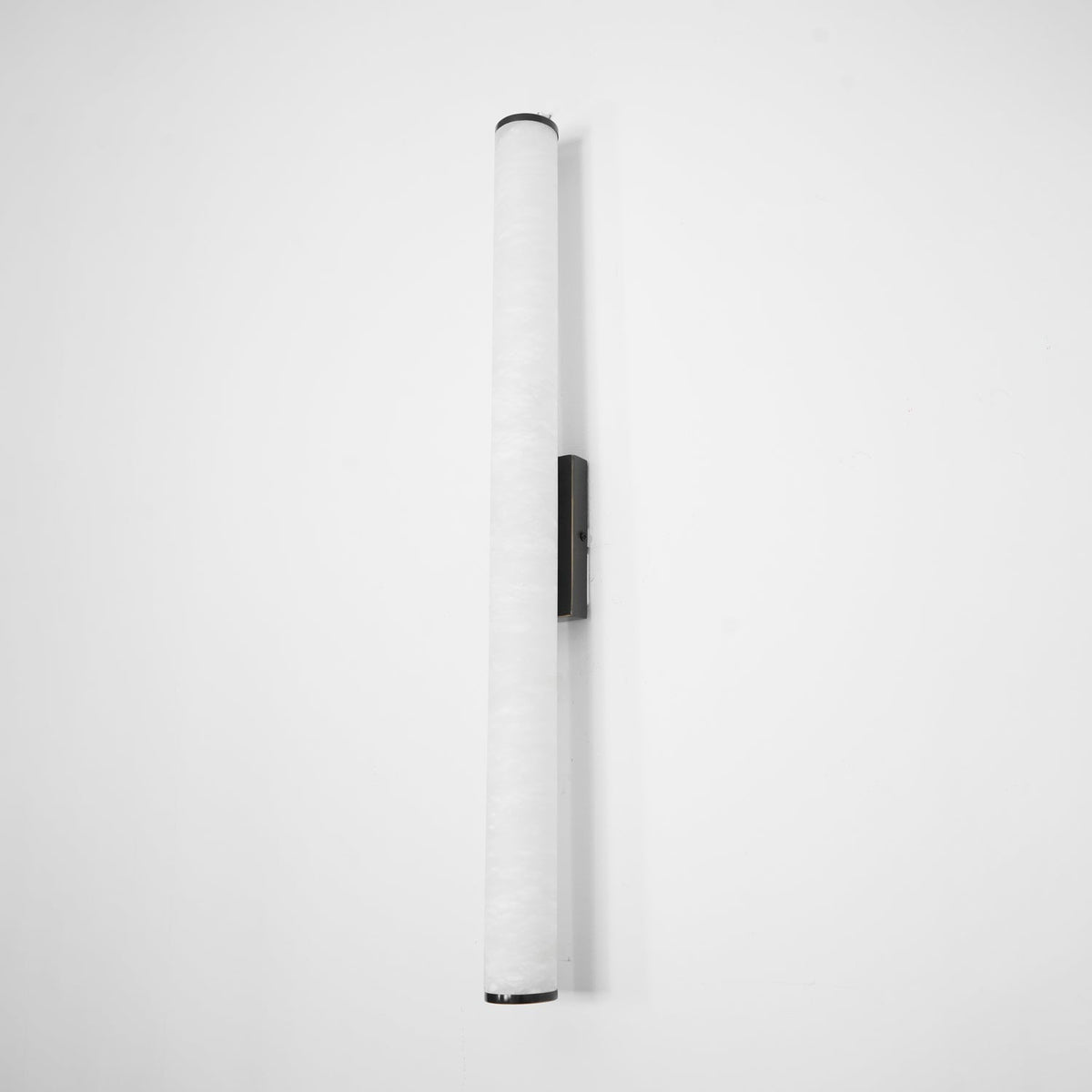 Wegobam Alabaster Vertical Cylindrical Wall Lamp