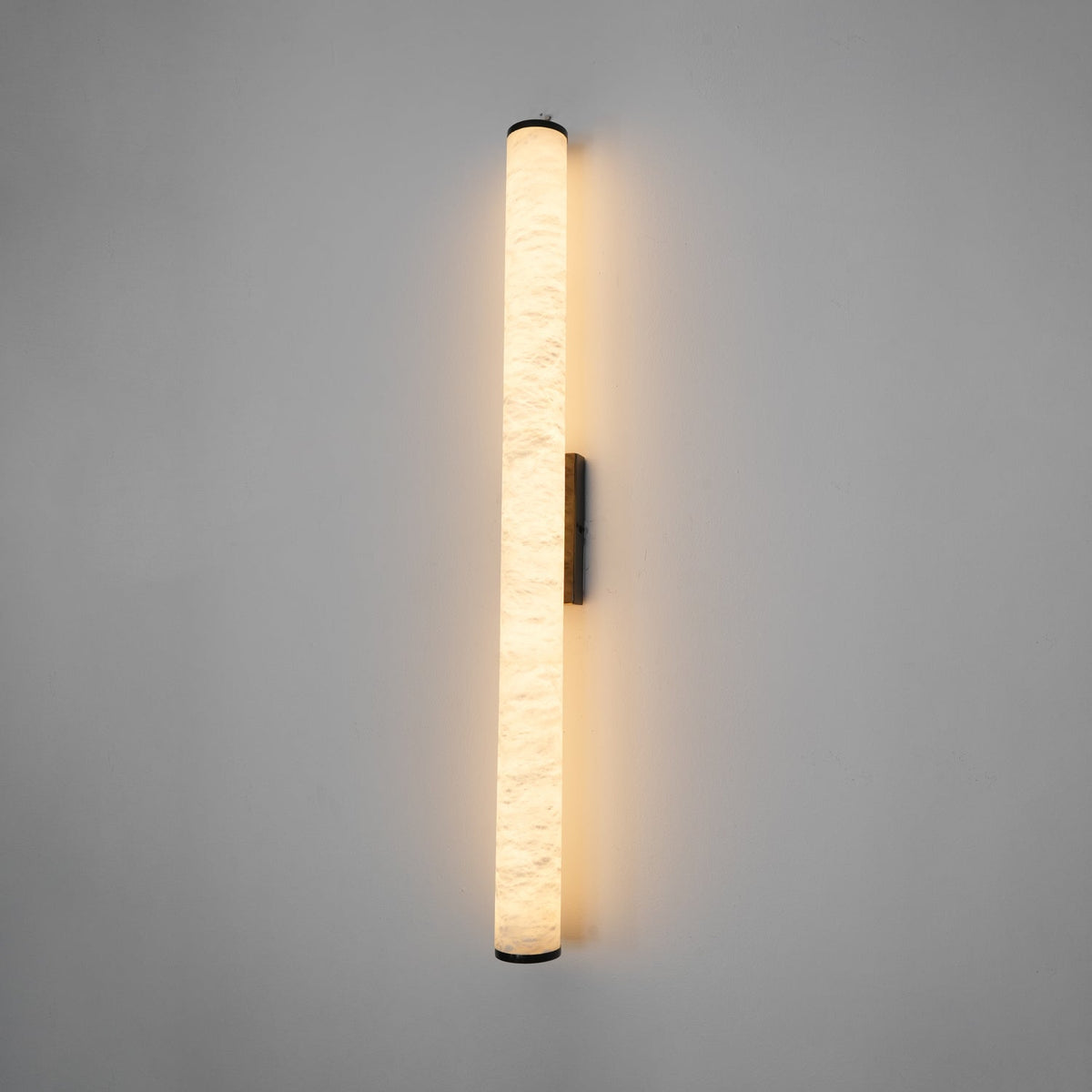 Wegobam Alabaster Vertical Cylindrical Wall Lamp