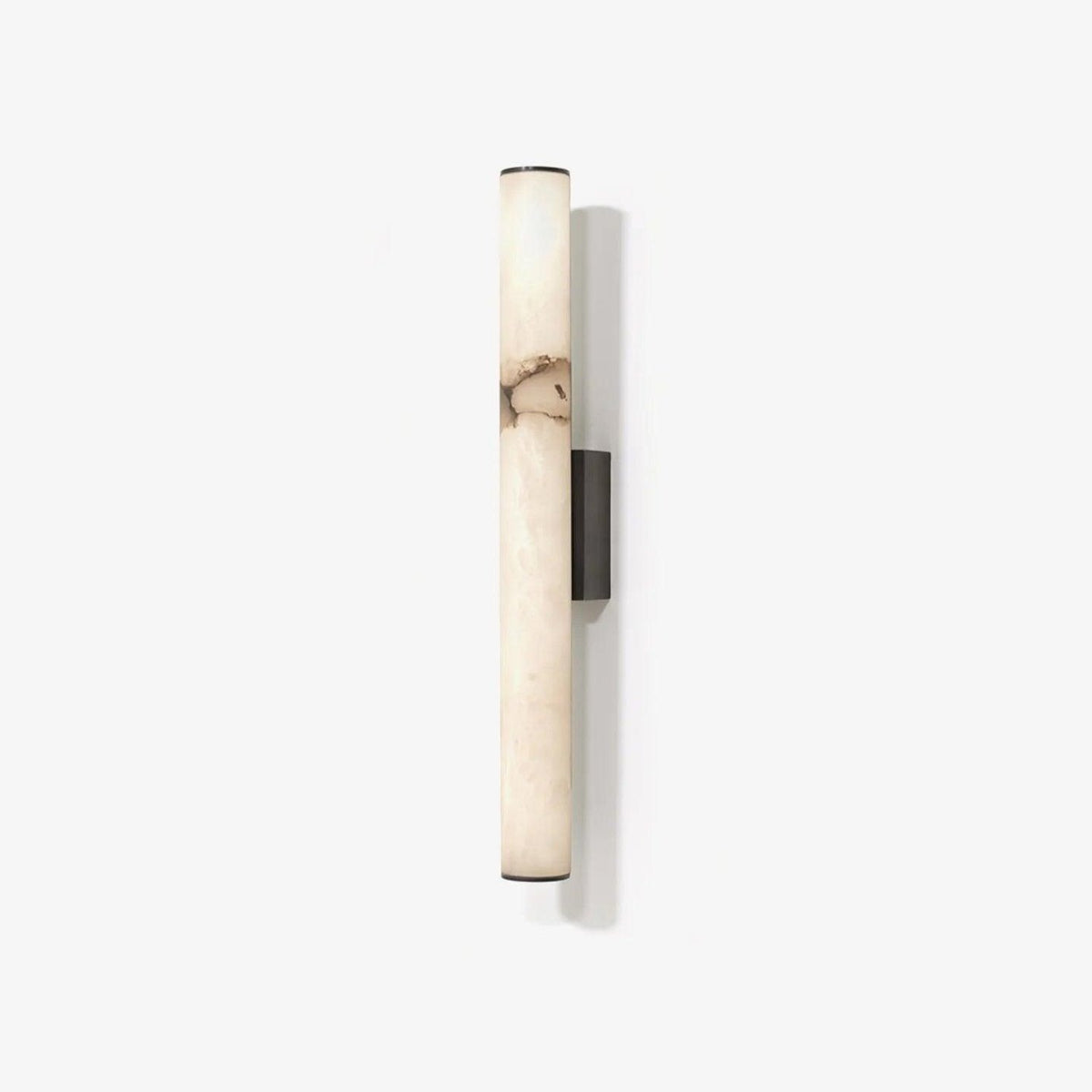 Wegobam Alabaster Vertical Cylindrical Wall Lamp
