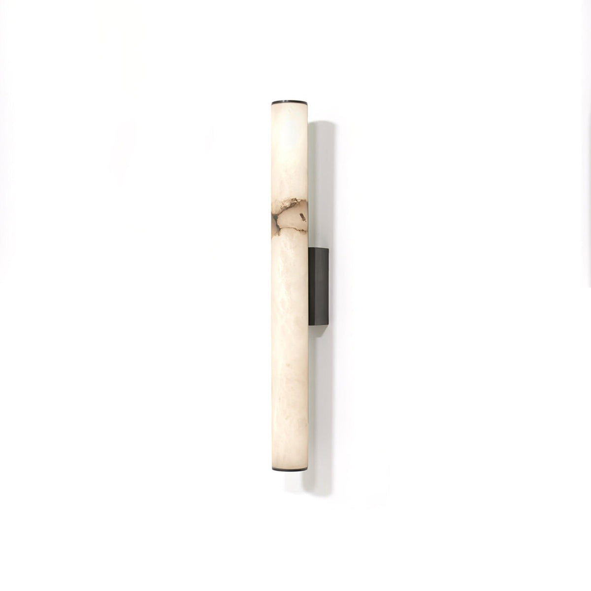 Wegobam Alabaster Vertical Cylindrical Wall Lamp
