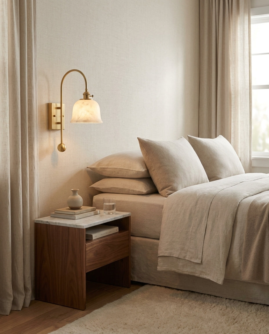 Jarrowhurst Alabaster Wall Sconce