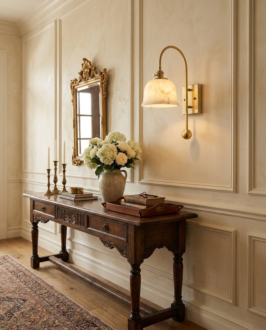 Jarrowhurst Alabaster Wall Sconce