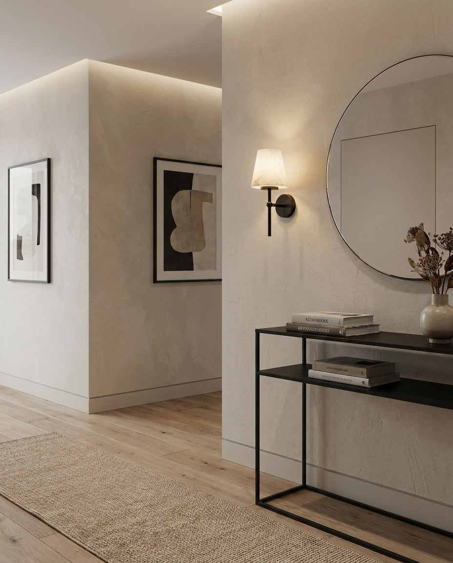 Corvenhurst Alabaster Wall Sconce