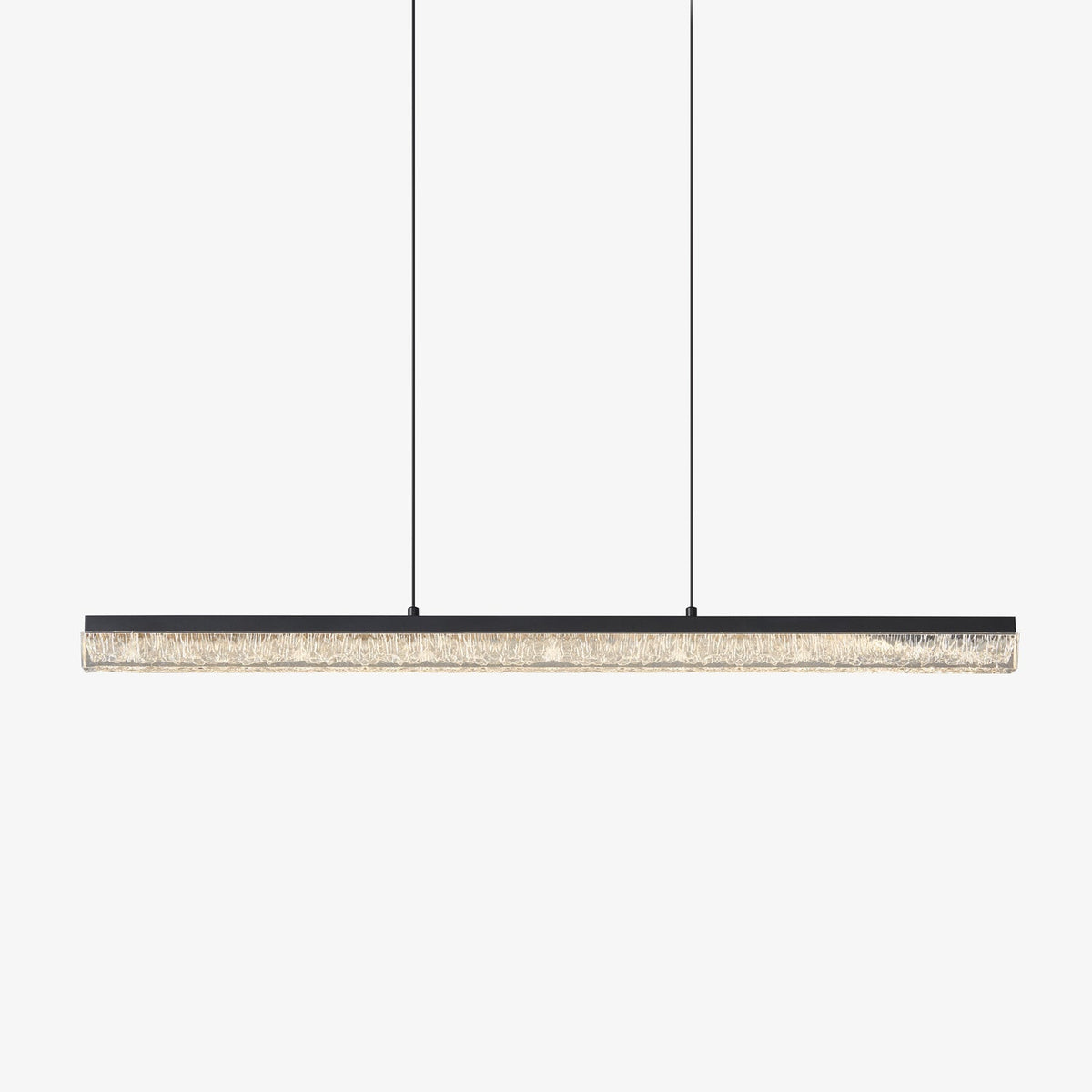 Veluielle Pendant Light Black Acrylic Linear