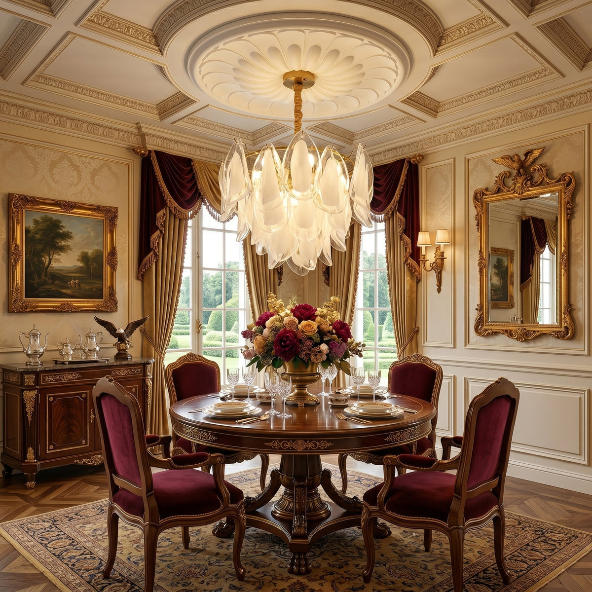 Celeella Glass Petal Chandelier