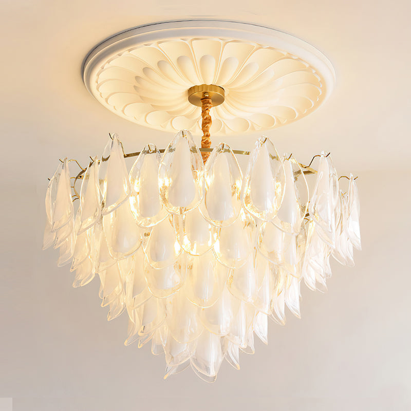 Celeella Glass Petal Chandelier