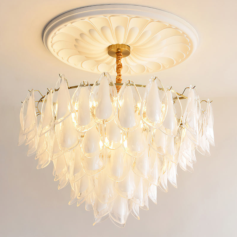 Celeella Glass Petal Chandelier