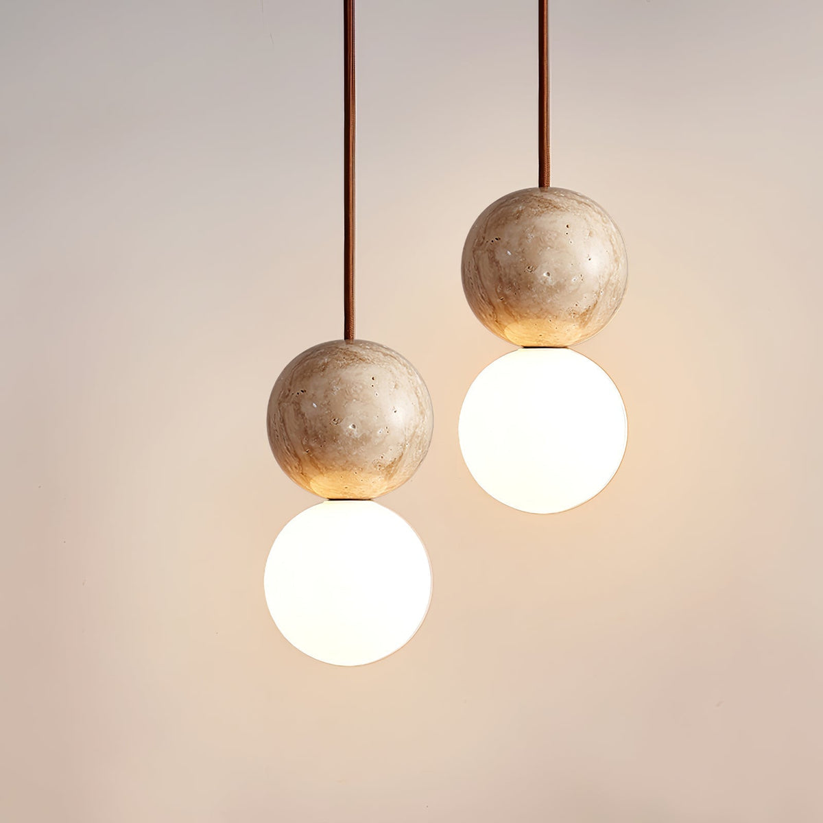 Serinelle Travertine Pendant Light
