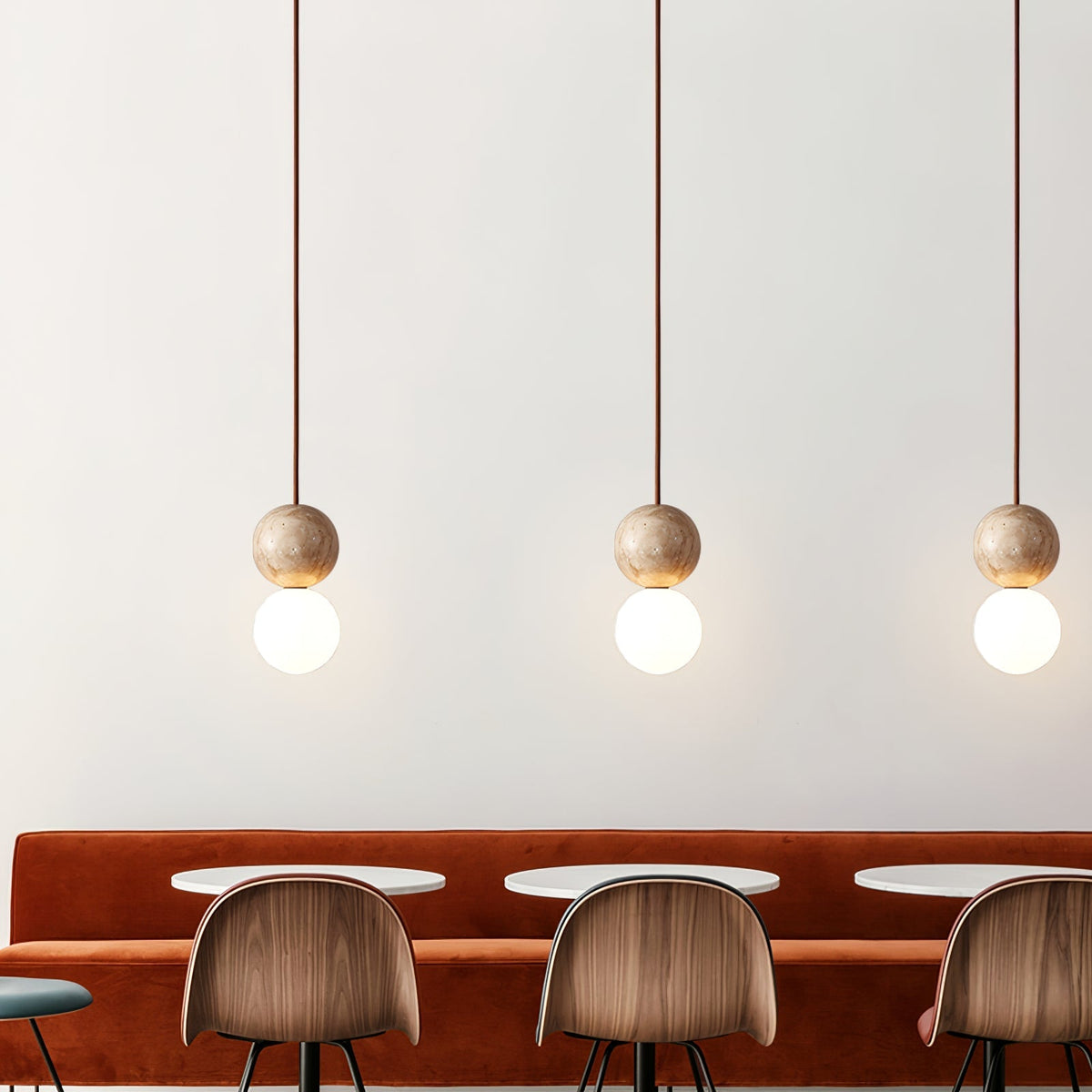 Serinelle Travertine Pendant Light