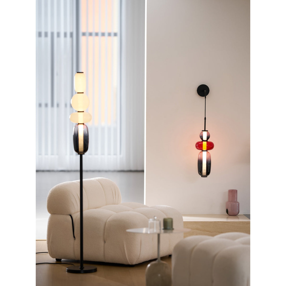 Noverik Stained Glass Wall Lamp