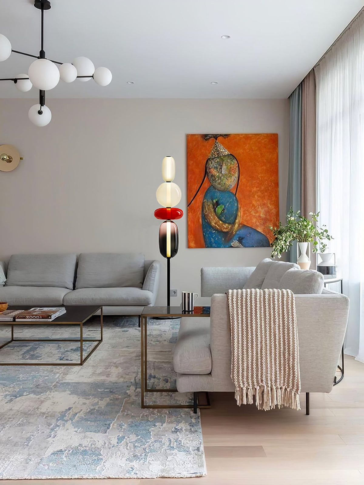 Velarelle Floor Light Candiedplayful Glass