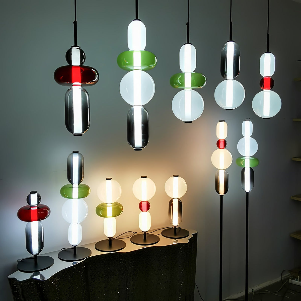 Velarelle Floor Light Candiedplayful Glass