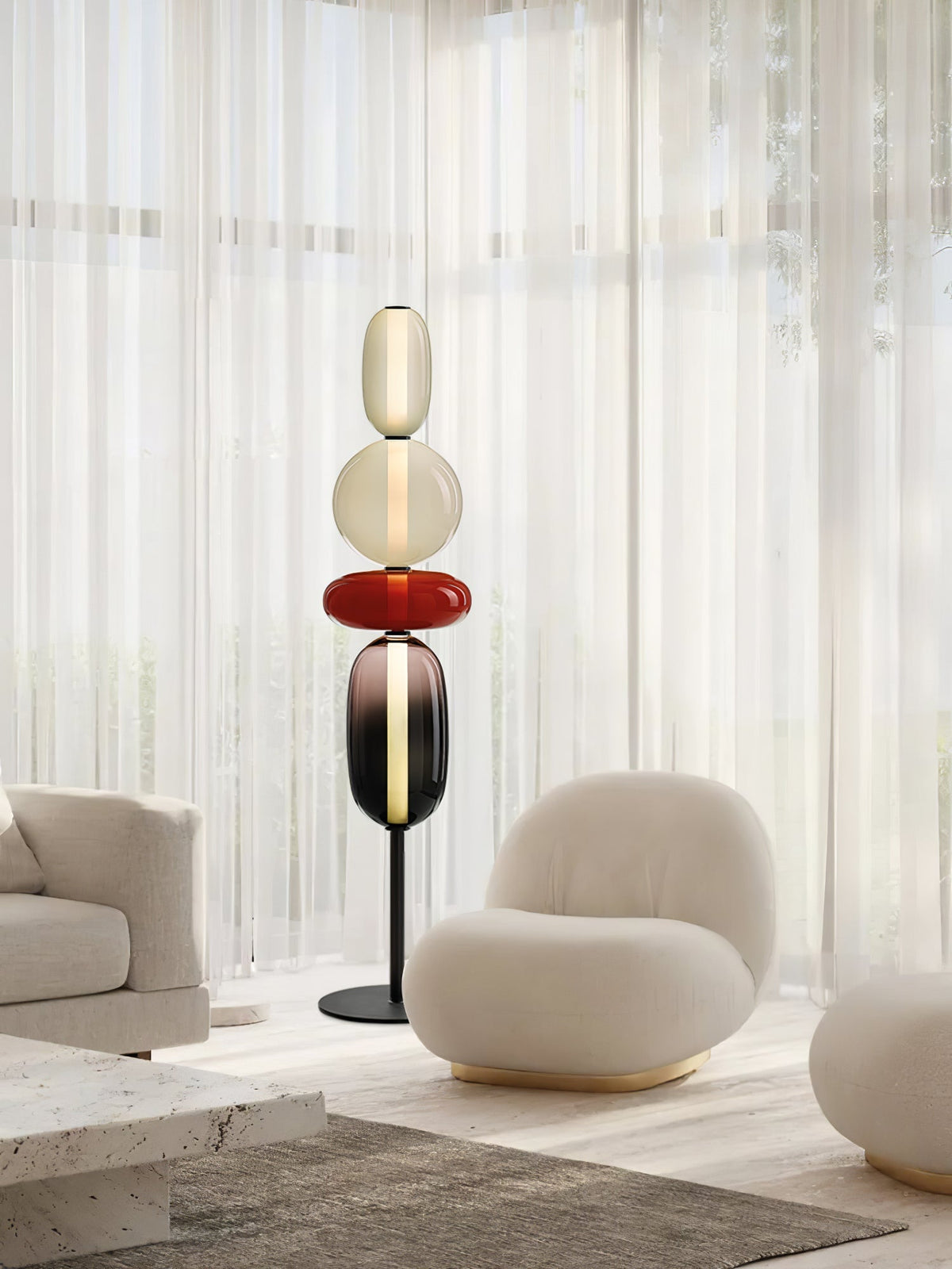 Velarelle Floor Light Candiedplayful Glass