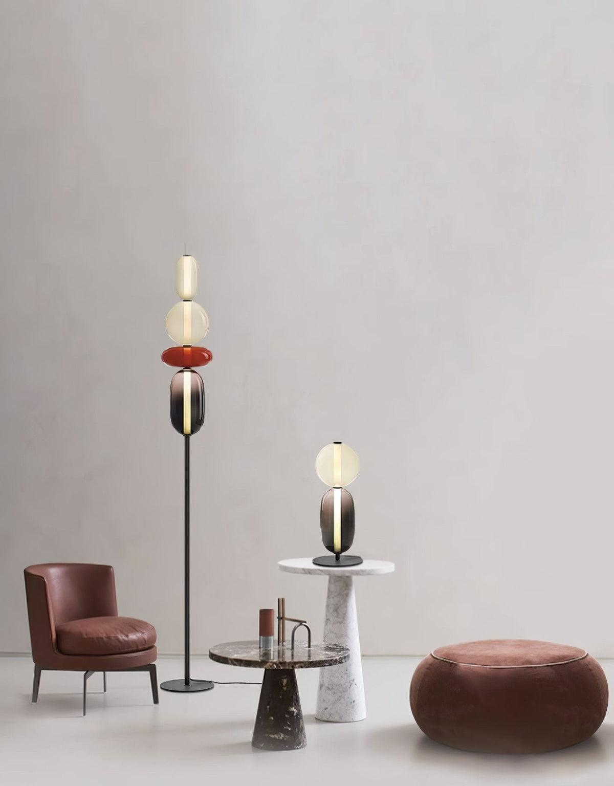Velarelle Floor Light Candiedplayful Glass