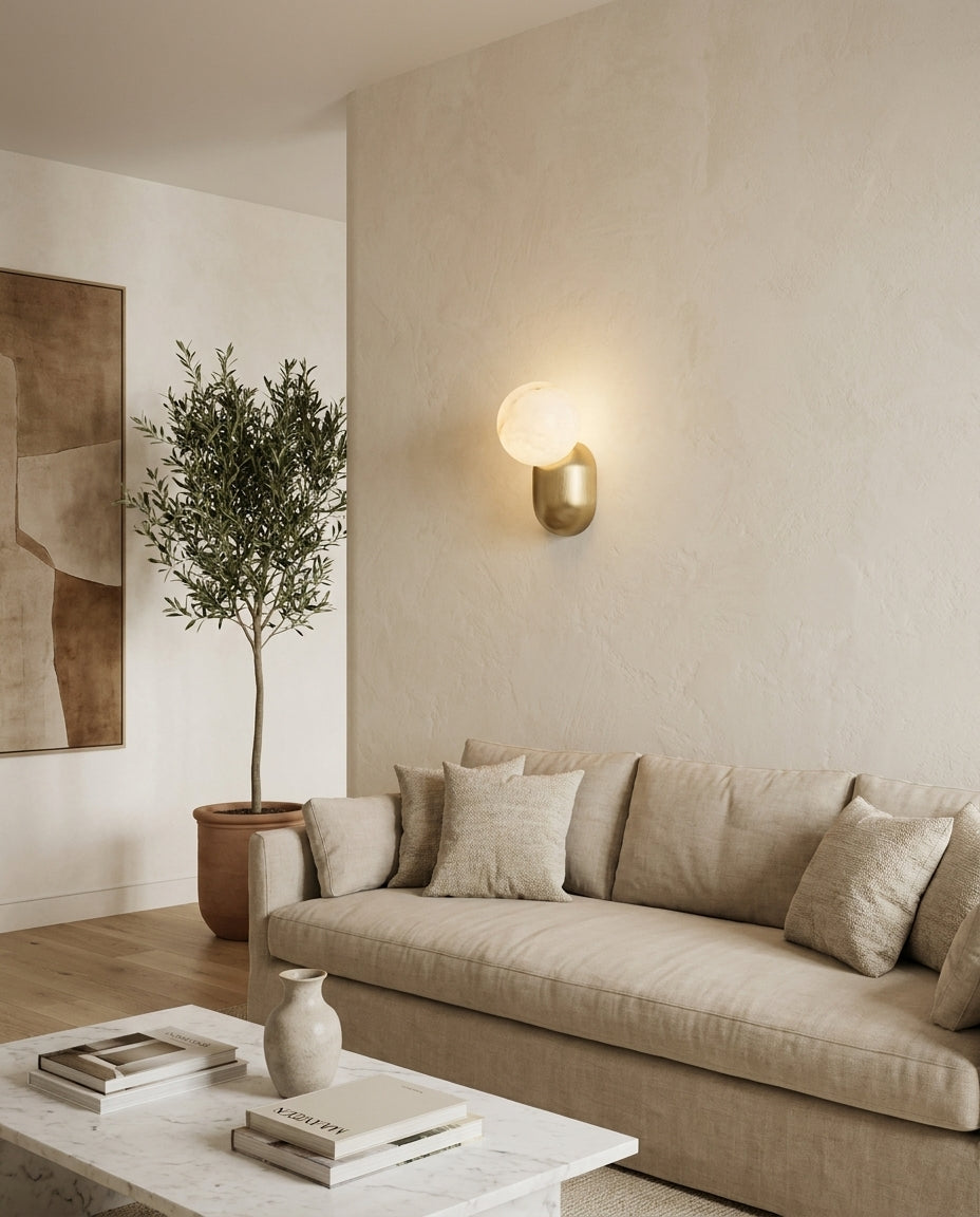 Keststone Alabaster Wall Sconce